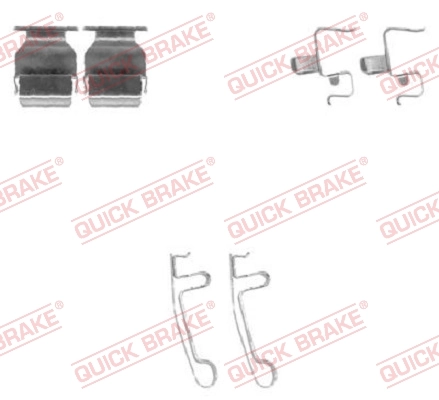 Accessory Kit, disc brake pad